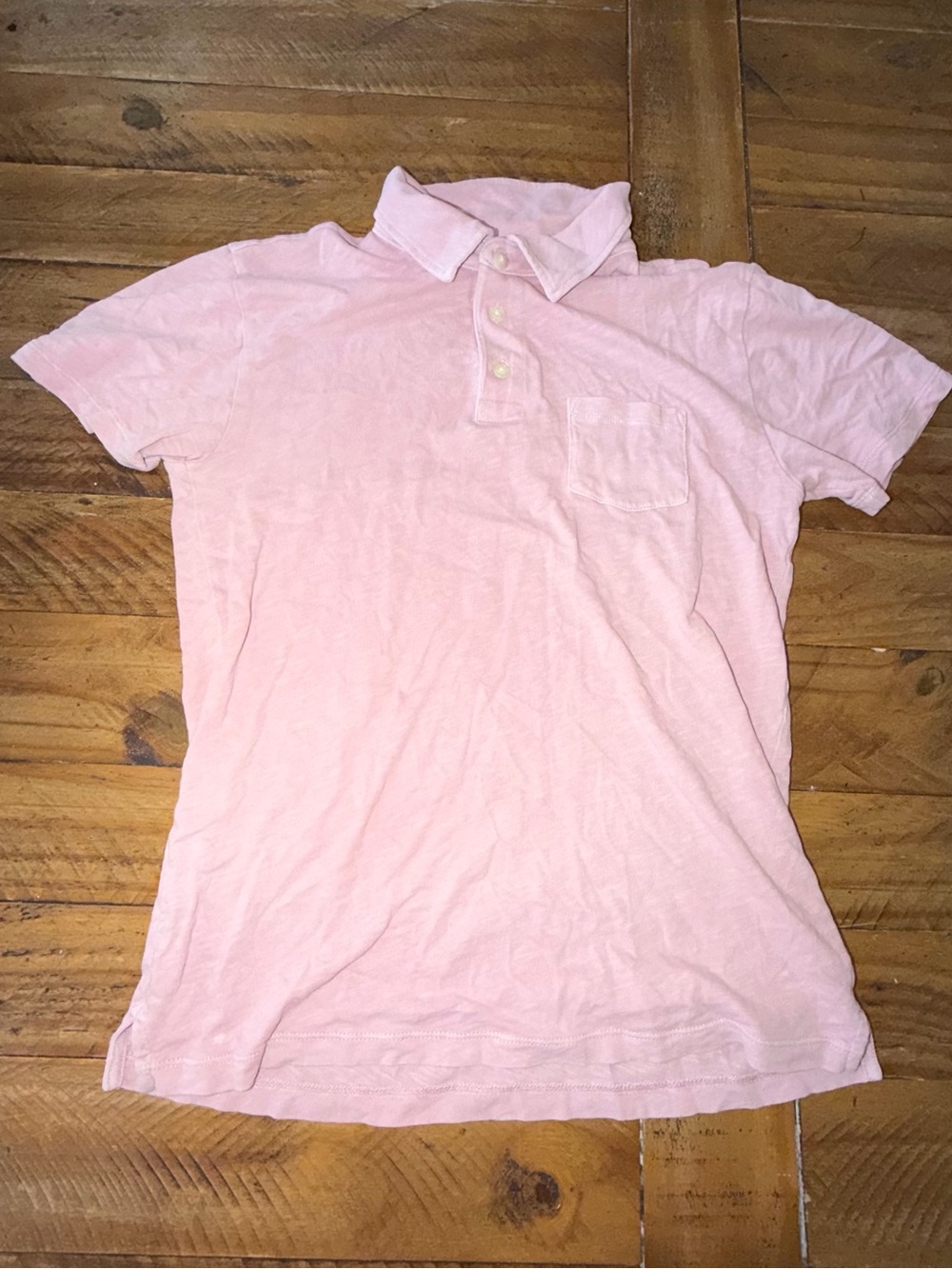 Crewcuts Light Pink Short Sleeve Polo with Pocket